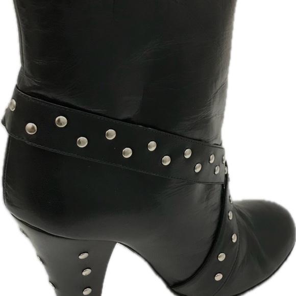 Rare Vintage Marc by Marc Jacobs Studded Moto Ankle Boots 9.5 - Picture 6 of 8